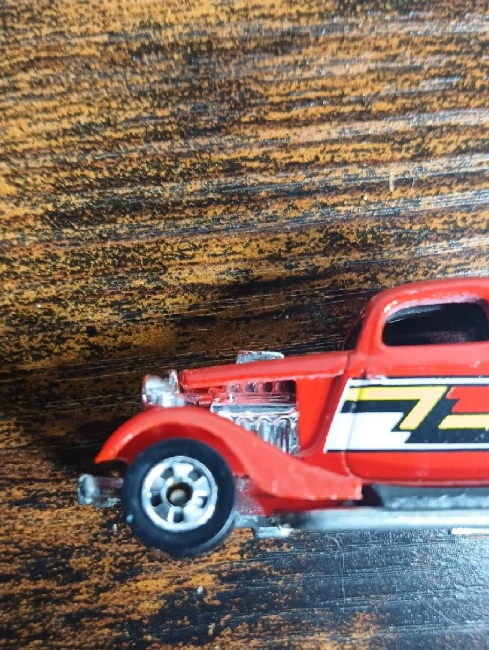 Hot Wheels 1986 ZZ Top 3 Window '34 Ford Coupe Red Rock N Roll Car